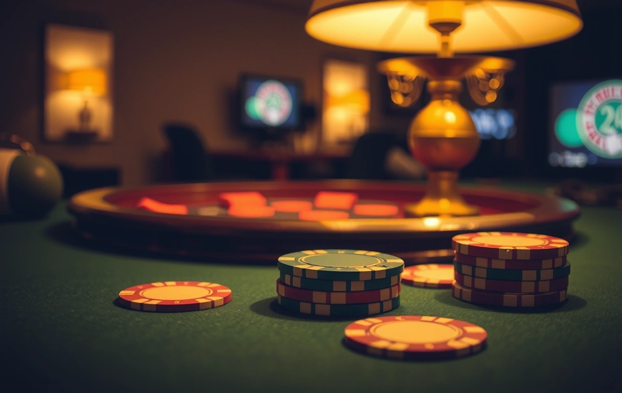 Premium casino atmosphere