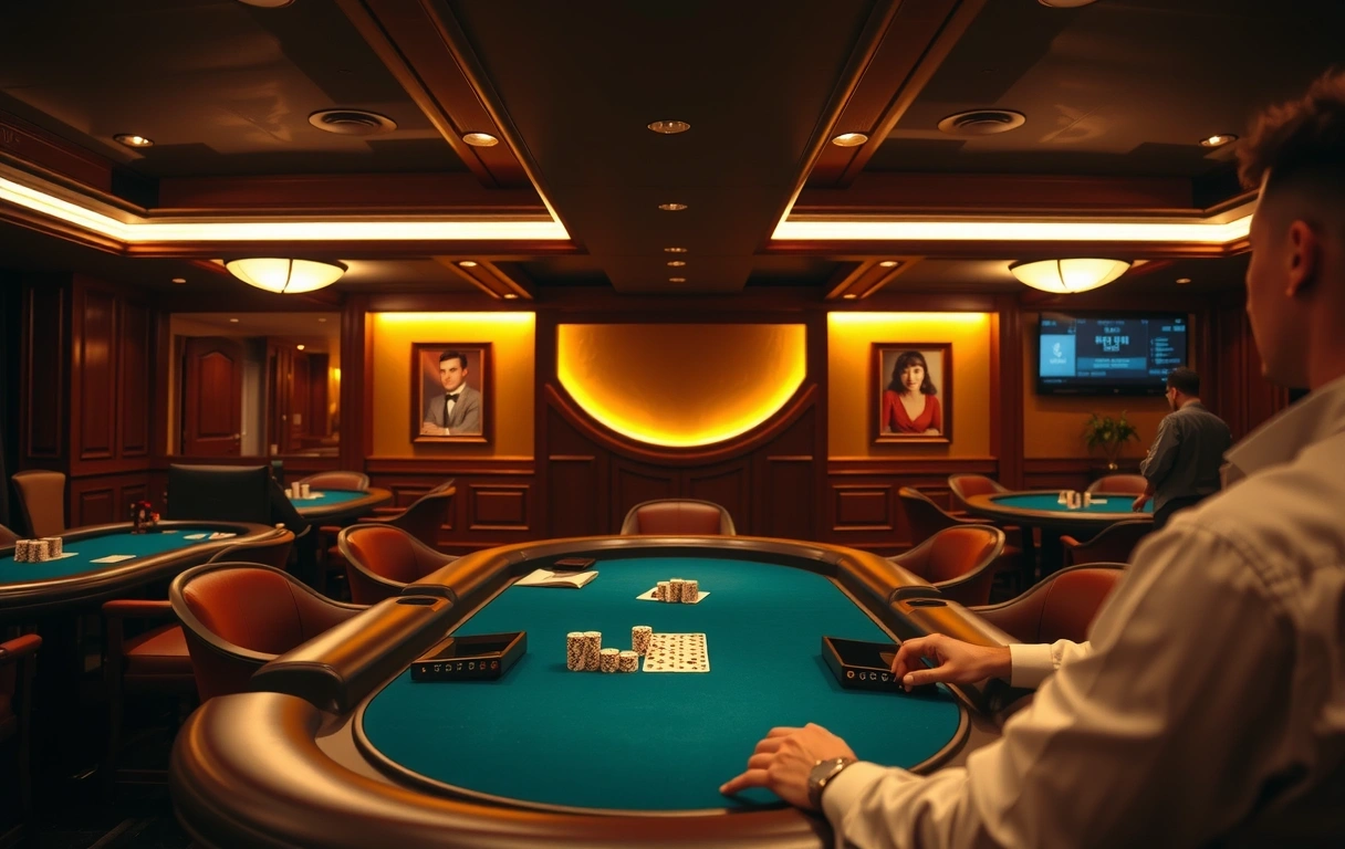 Luksuzni ambijent poker sobe